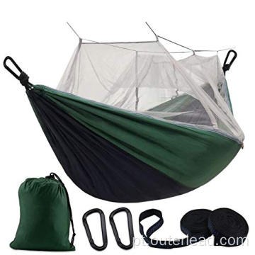 Hammock de acampamento portátil com 2 tiras de árvore